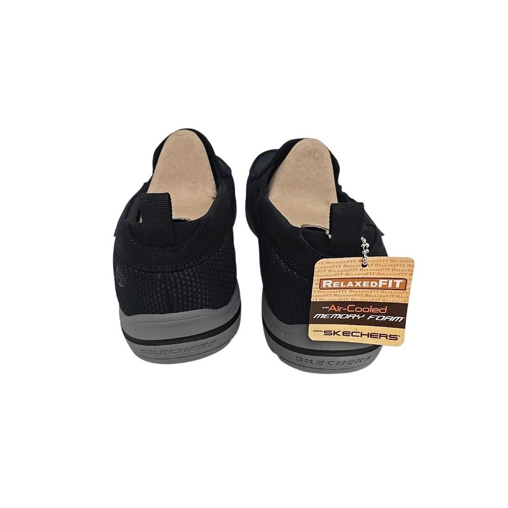Skechers Men's Relaxed Fit 65382 Haper Slip-On Casual Athletic Shoe Black 12M - Picture 3 of 7